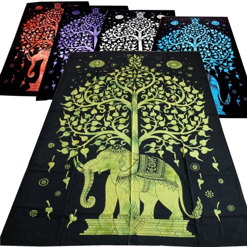 Tagesdecke dekotuch elefant - tagesdecke,