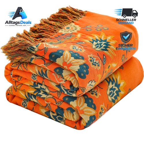 Tagesdecke baumwolle musselin - baumwolle,